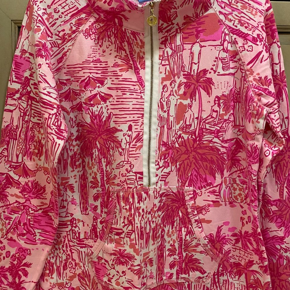 Lilly Pulitzer Skipper Popover in Rule Breakers Size Large